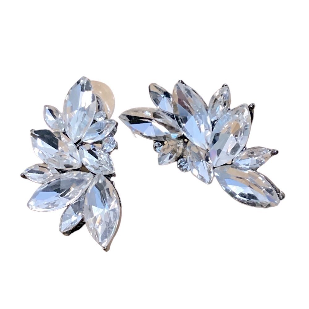 COPY - Special Occasion Bridal Crystal Post Earrings #109
